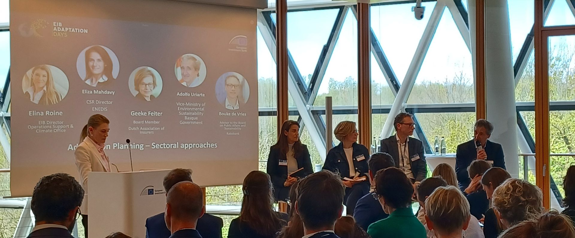 Euskadi comparte su experiencia en adaptación al cambio climático en la conferencia EIB Adaptation Days organizada por el Banco Europeo de Inversiones 