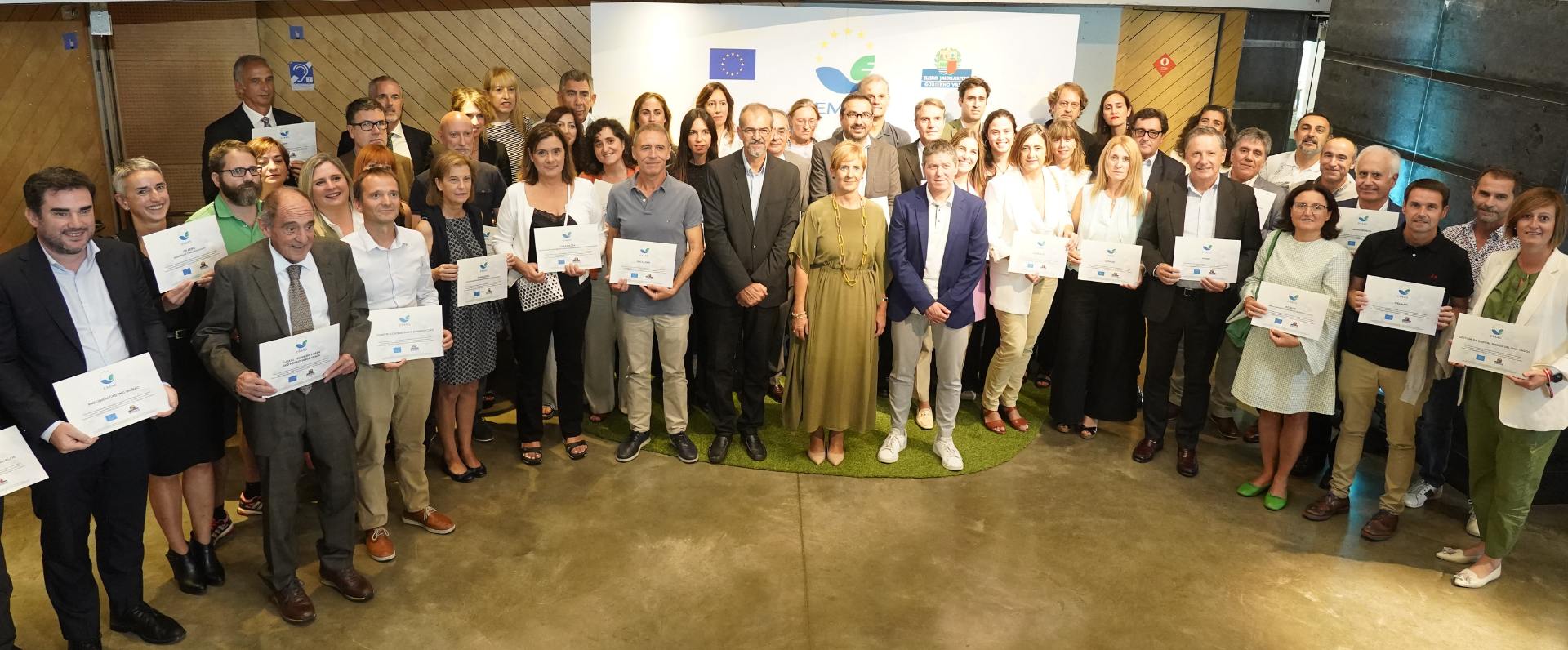 Un centenar de organizaciones y empresas vascas están registradas en el Sistema Europeo de Gestión Ambiental EMAS