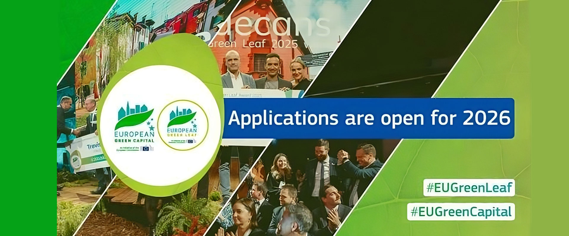 Abierto el plazo de presentación de candidaturas a los premios European Green Capital y Green Leaf Applicants
