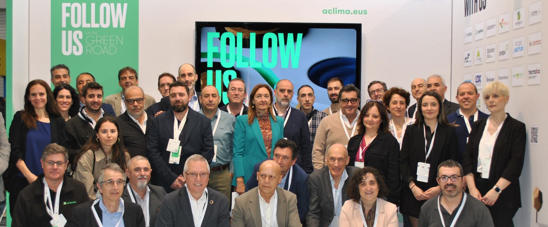 Aclima and 21 of its members showcasing the Basque environmental sector as a benchmark in the development of environmental technologies at IFAT 2024