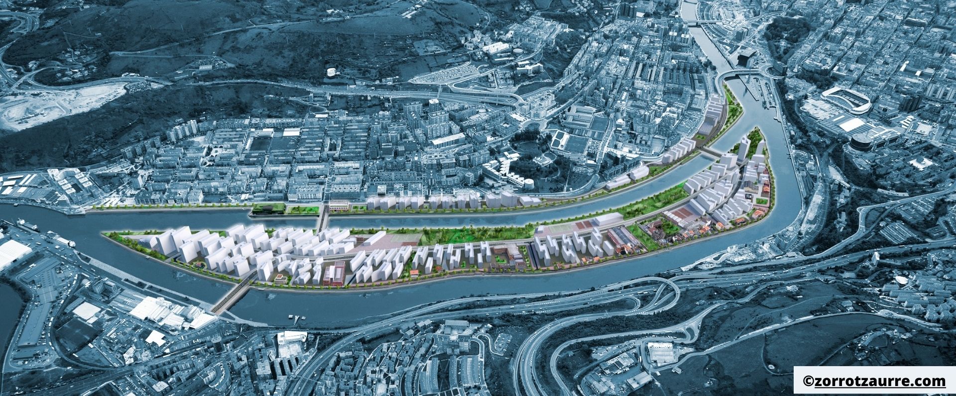 Europako Batzordeak Zorrotzaurreko penintsularen diseinua aukeratu du klima aldaketara egokitzeko adibide gisa