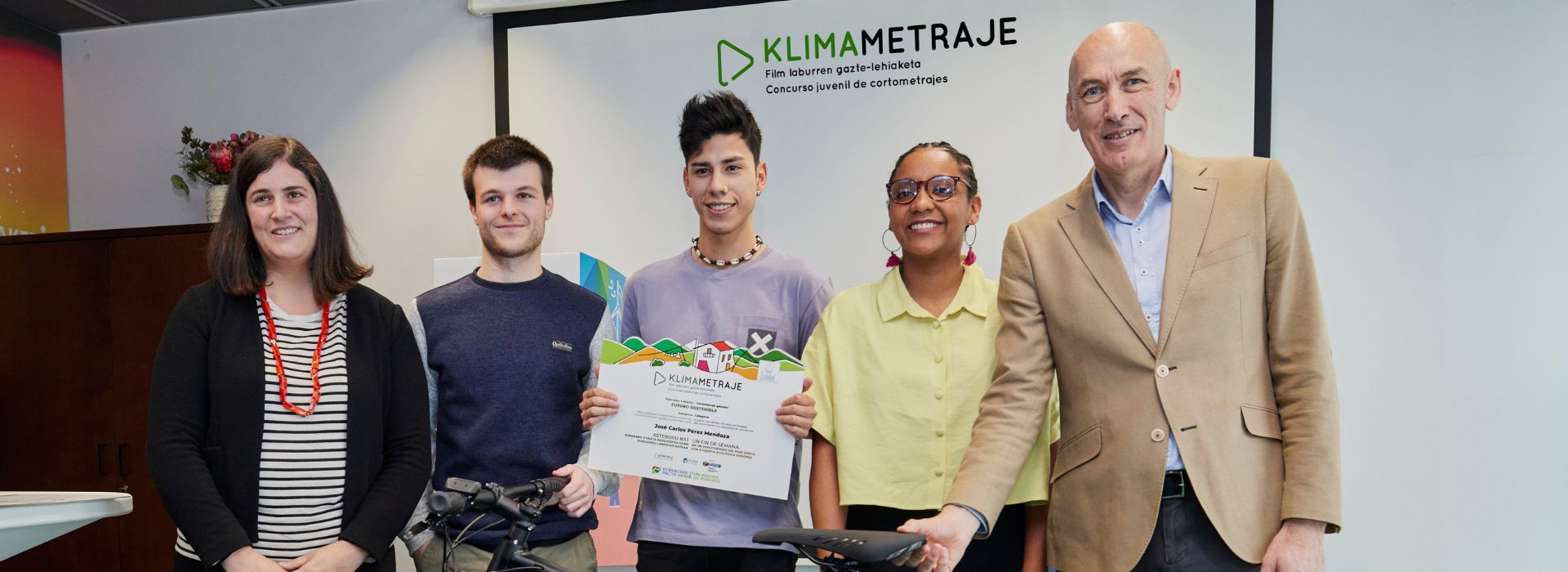El concurso de cortometrajes Klimametraje reconoce el papel de la juventud vasca comprometida con la acción climática