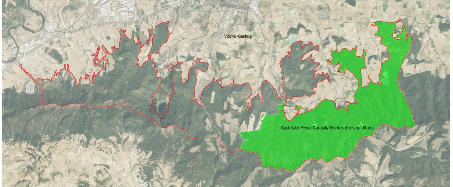 Gobierno Vasco y Diputación Foral de Álava proponen la ampliación de la Zona Especial de Conservación de los Montes Altos de Vitoria en casi 3.000 hectáreas