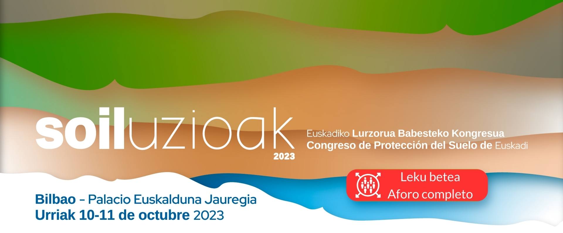 SOILUZIOAK 2023 kongresuak 300 aditu baino gehiago batu ditu Bilbon lurzoruaren osoko babeserako estrategietan aurrera egiteko