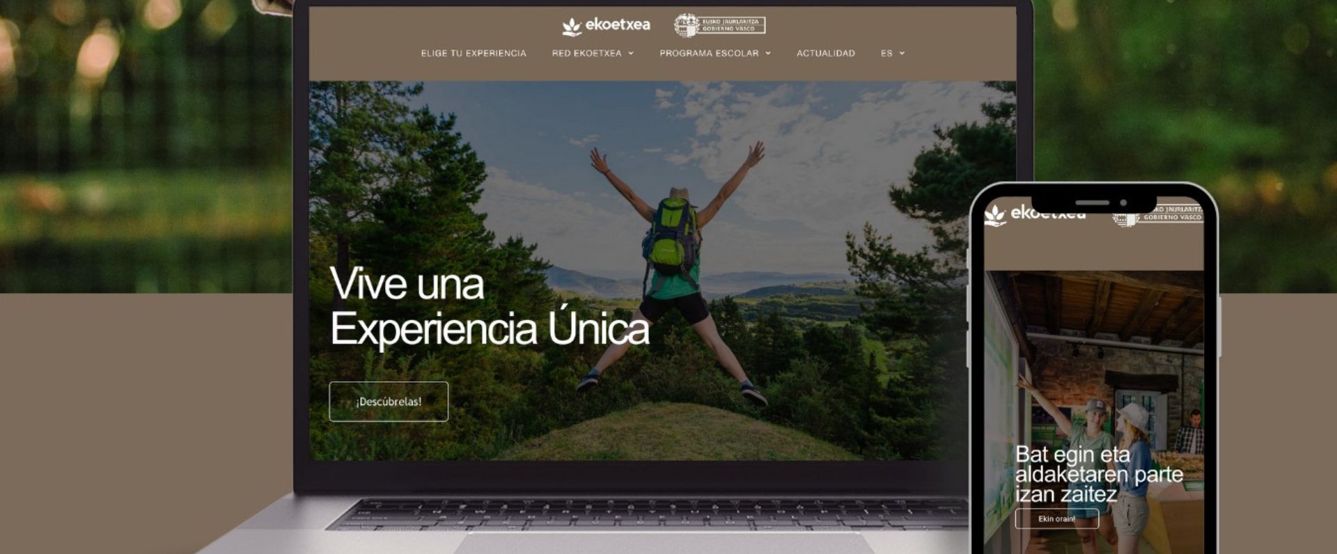 La Red Ekoetxea renueva su web para acercarse a la ciudadanía y ofrecer nuevas experiencias