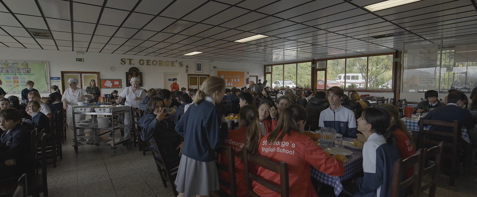 St. Georges School, from Biscay, is competing for a European award for its project to reduce noise in the school by recycling textile materials