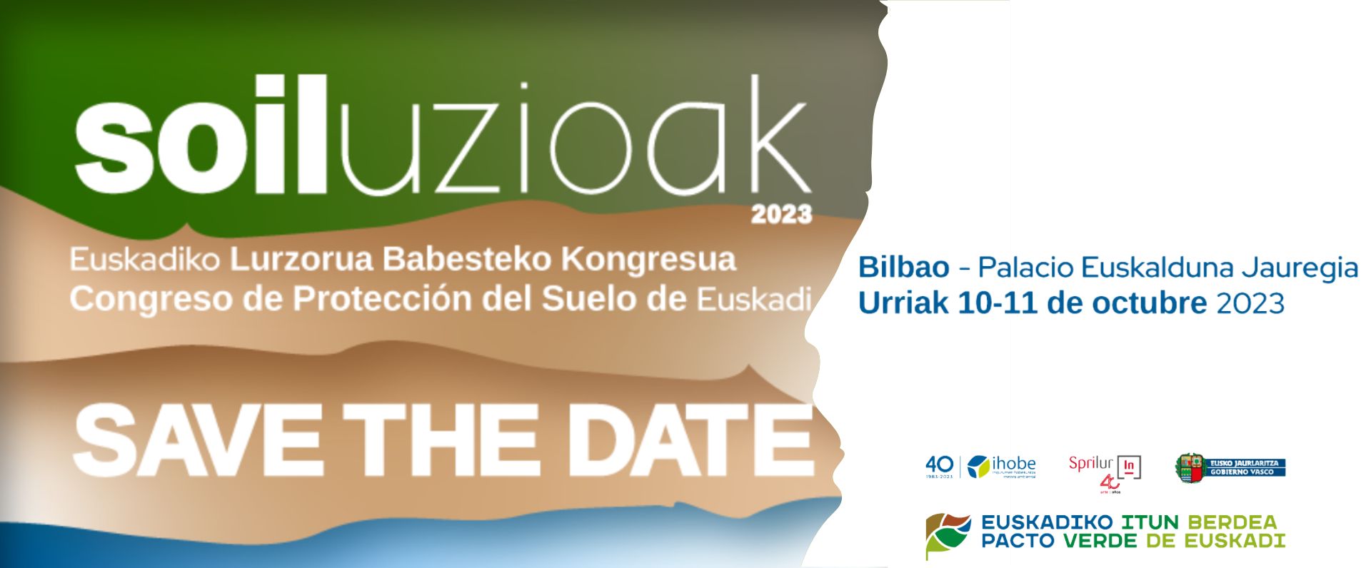 Euskadik SOILUZIOAK 2023 lurzoruaren babesari buruzko kongresua hartuko du urrian